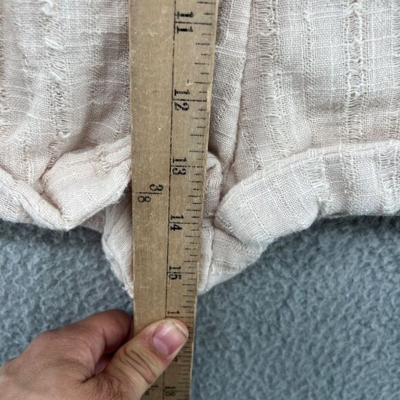 Free People Shorts Cream Gauze Cotton Boho Pull-On Size Small Beachy - Picture 6 of 10